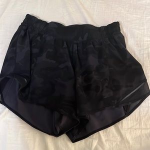 Black Camo Lululemon Shorts